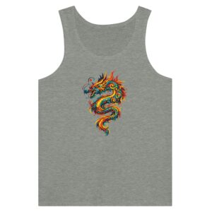 Débardeur bruyère athlétique dragon unisexe premium