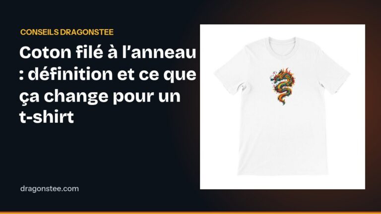 Coton filé à l’anneau : définition et ce que ça change pour un t-shirt