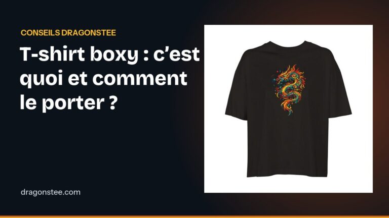 T-shirt boxy : c’est quoi et comment le porter ?