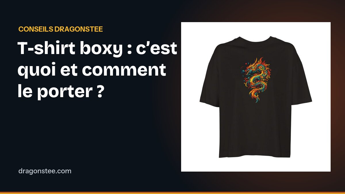 T-shirt boxy : c’est quoi et comment le porter ?