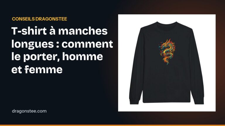 T-shirt à manches longues : comment le porter, homme et femme